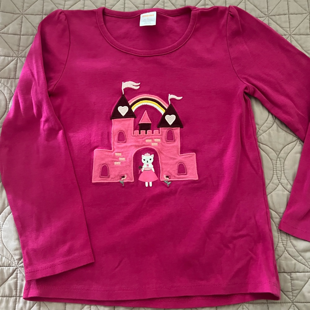 Pink Castle Kids Shirt